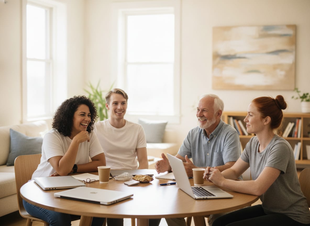 Managementteam van een scale-up in overleg